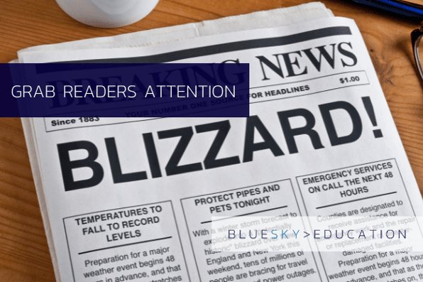 Grad readers attention - get more clicks - increase your media hits - headline writing 101