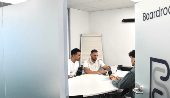 BlueSky Education Team in the Boardroom