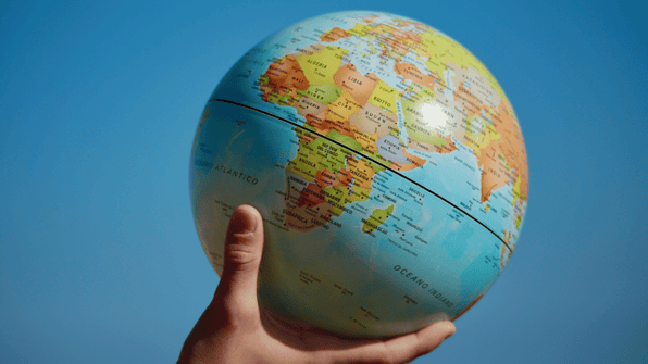 globe in your hand