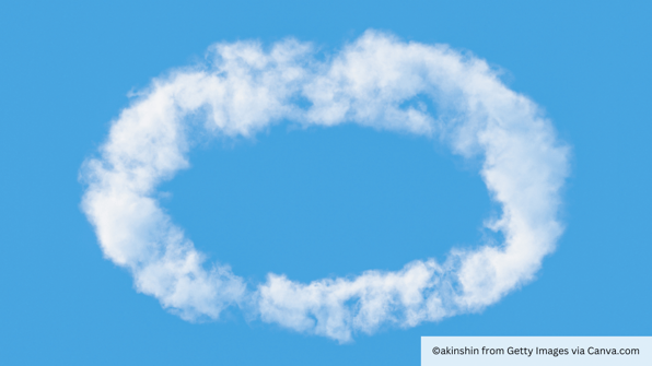 halo of clouds