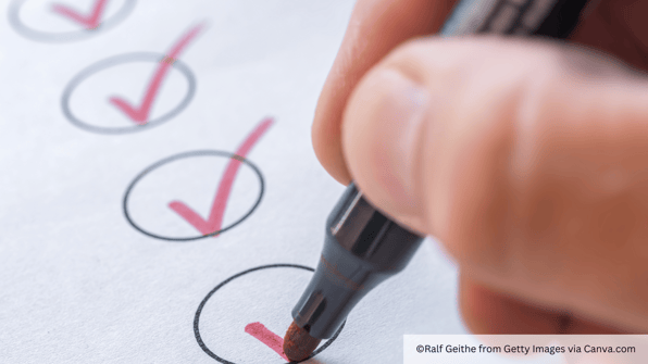 red pen ticks
