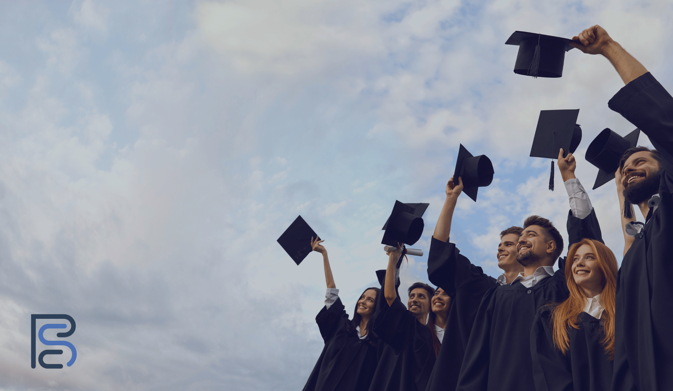 graduates in gown and hats