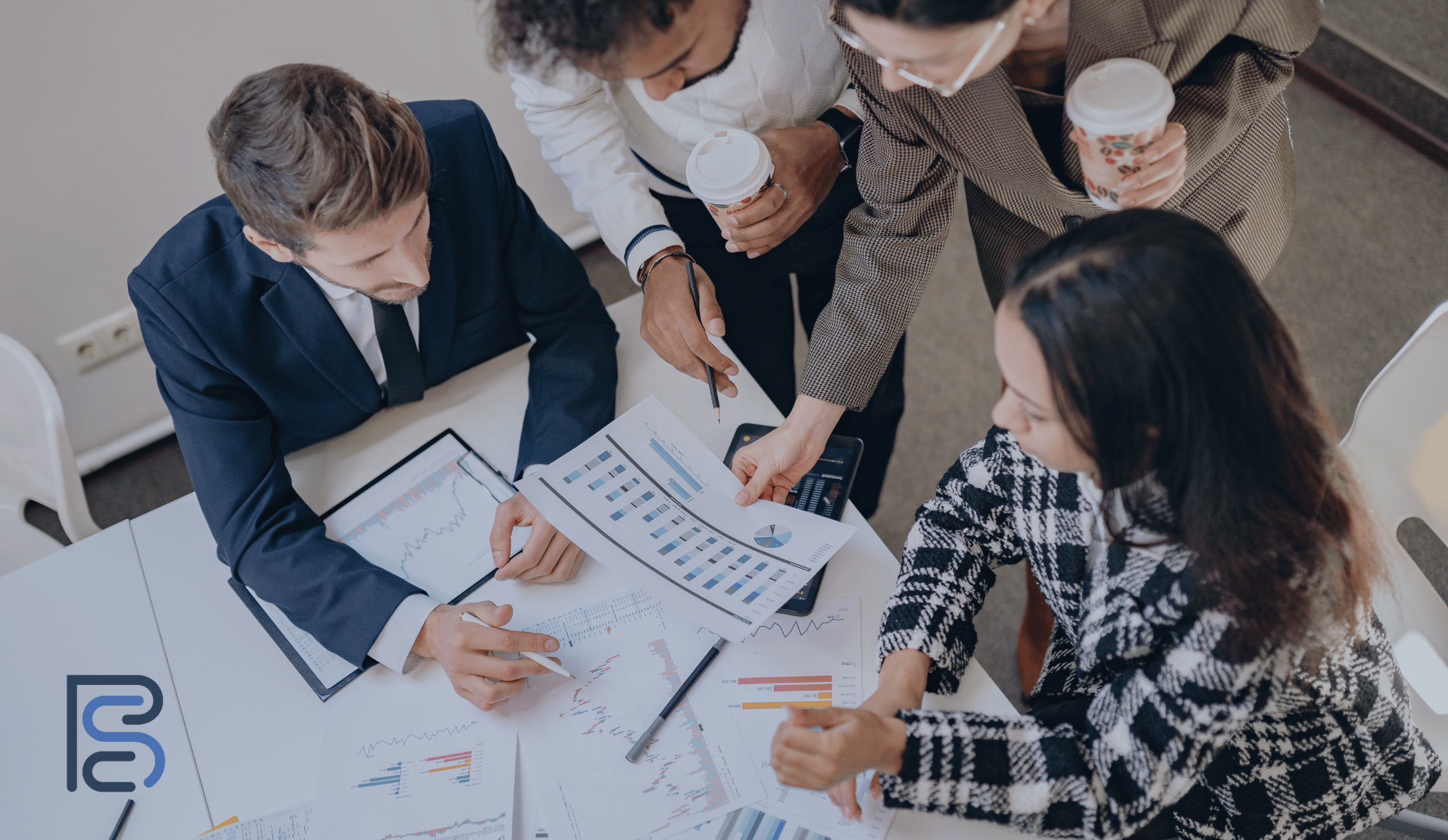 meeting of 4 team members