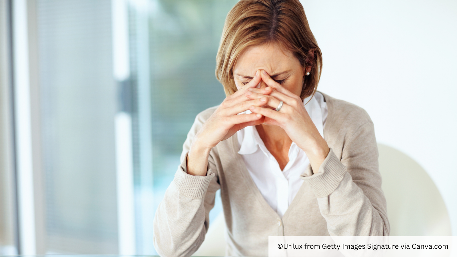woman head in heads with disappointment
