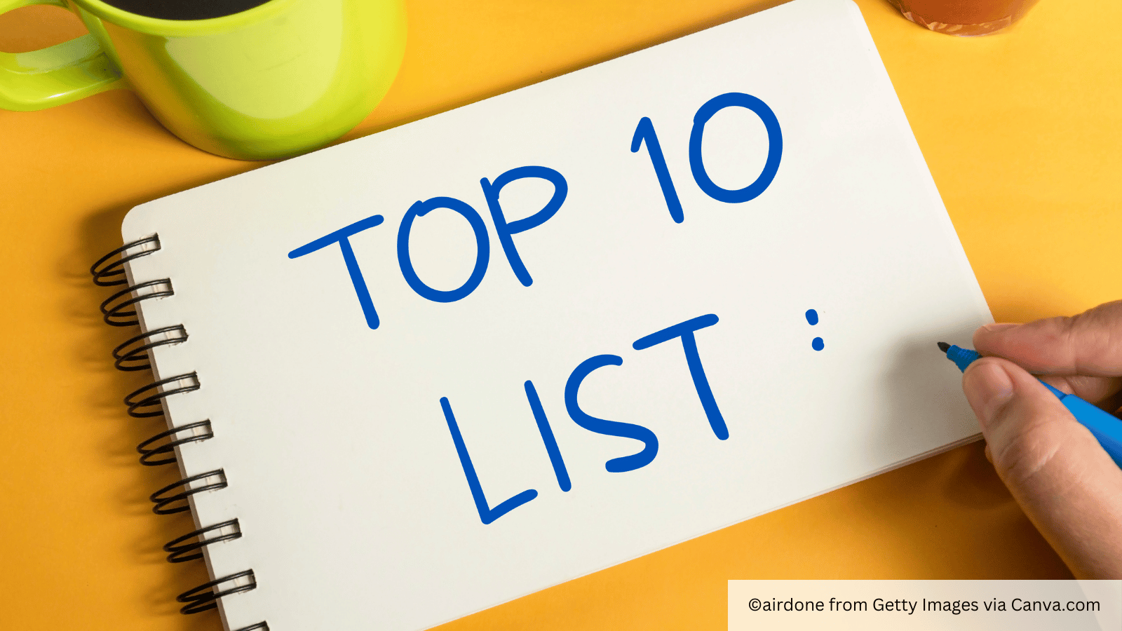 Rankings top 10 list