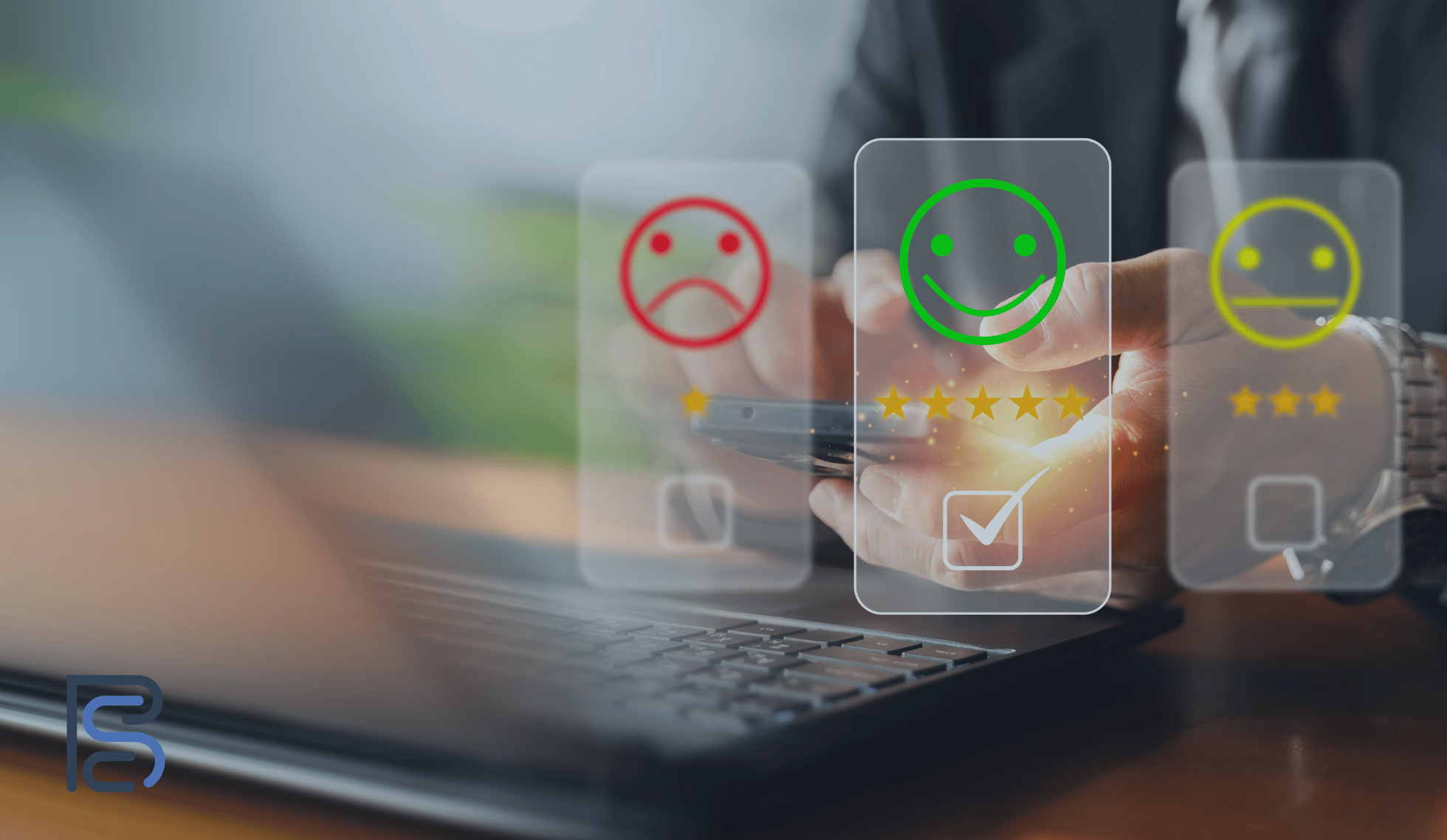 good bad or neutral reputation with emojis and stars