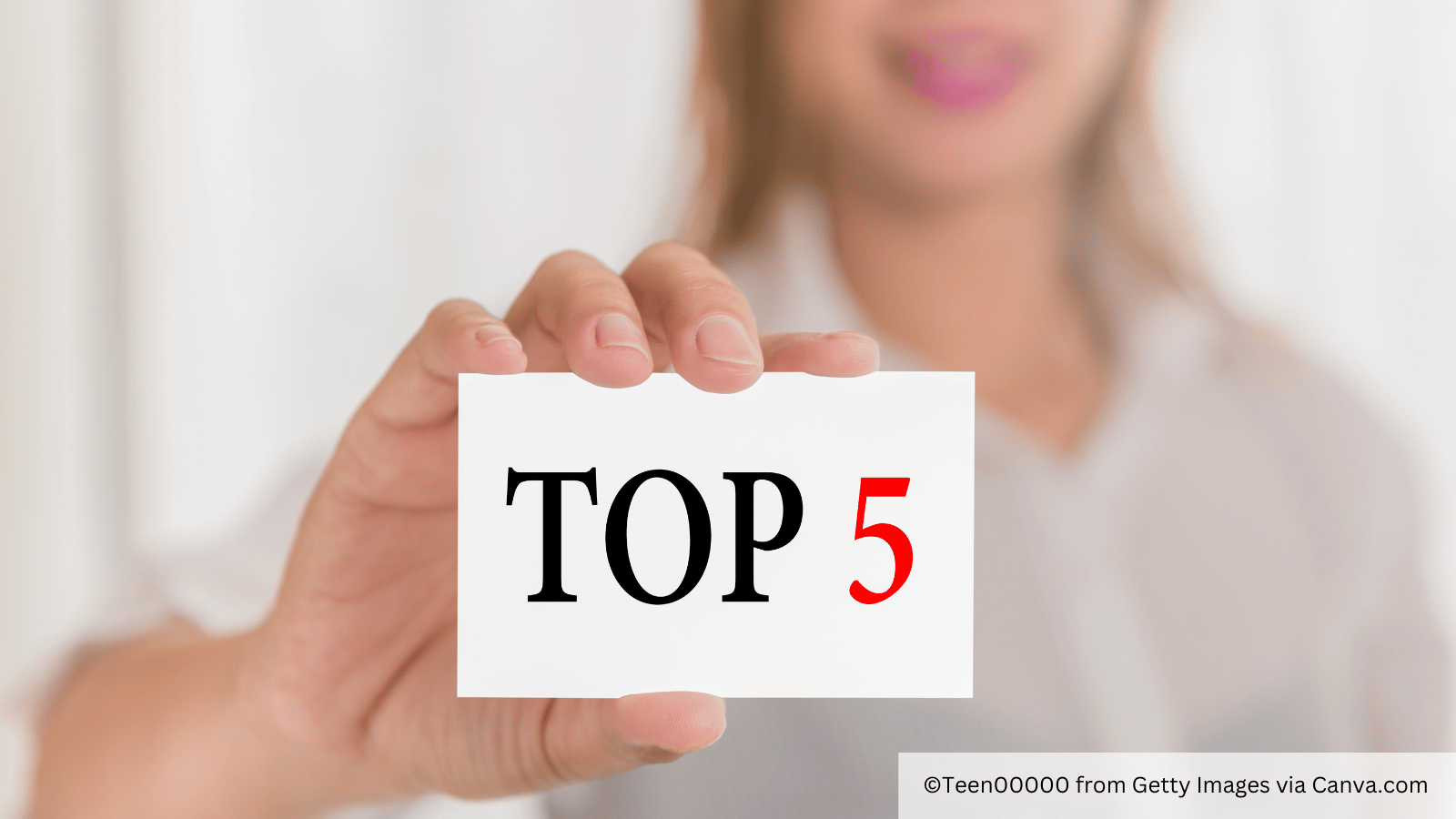 top 5 reasons