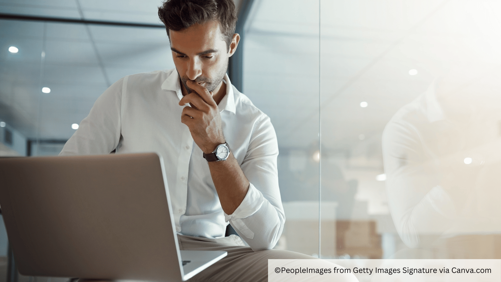 man deciding which PR services suit his business school best